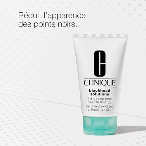 Clinique Blackhead Solutions Nettoyant Exfoliant Anti-points Noirs 7 Jours, Nettoyant visage quotidien à l'Acide Salicylique + Vitamine E, Tous types de peaux, 125 ml - Image 3