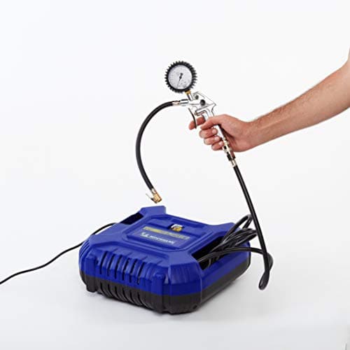 Michelin MB1 Portable Air Compressor, Oil-Free Air Compressor with 1 m Hose, Inflating Gun with Pressure Gauge and 6 Nozzles, Max Pressure 8 Bar, Power 1.5 HP - Image 7
