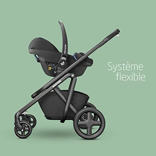 Maxi-Cosi Pebble Pro i-Size, Baby Car Seat, Newborn Baby Car Seat, Newborn to Approximately 12 Months, 45 to 75 cm, Essential Black - Image 5