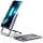 JSAUX Mobile Phone Holder, Foldable Aluminum Adjustable Smartphone Holder Travel Accessories Desk Compatible with iPhone 16 15 14 13 Pro Max Samsung S24 S23 Ultra A53 Kindle-Grey - Image 2