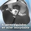 Bosch, Hand Blender, ErgoMaster Series 6, 1000 Watt Air-Cooled Motor, Dynamic Speed Control, QuattroBlade Pro Knife, Accessories Included, MSM6M622 - Image 6