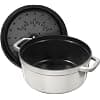 STAUB White Truffle Round Casserole Dish - Size - 24 cm - Image 8