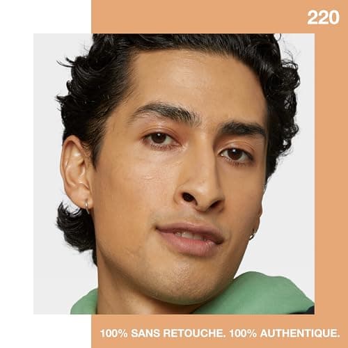 Maybelline New York Fit Me Fluid Foundation Matte & Poreless Normal to Oily Skin Tone 220 Natural Beige 30 ml - Image 4