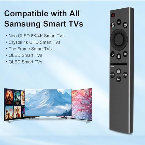 BN59-01385A Replacement Universal Remote Control for Samsung QLED OLED 4K 8K Smart TV with 4 Shortcut Buttons, BN59-01385A - Image 3
