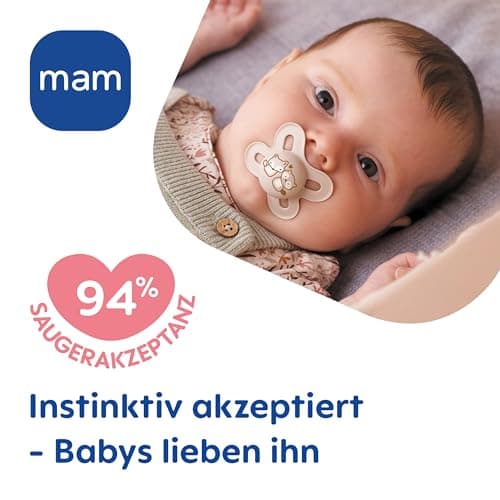 MAM Easy Start Anti-Colic Starter Kit, Baby First Growing Equipment with Dummy, Bottles and Handles, Baby Gift Set, from Birth, Beige - Image 8