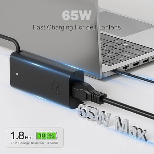 Replacement Dell 65W USB-C Laptop Charger, Applicable to Dell Latitude 5540 5420 7400 5440 7440 3540 5520 7420 5430 7390 7320 5530 7430 3440 7340 5320 740 5320 7440 5320 7440 5320 7440 10 73 30 7530 - Image 4
