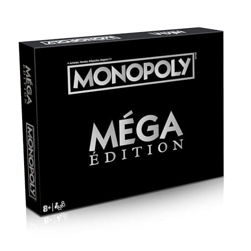 Winning Moves Monopoly Mega - Board Game 8+ - Board Game for 2 to 6 Players - Family Board Games in French - Image 2