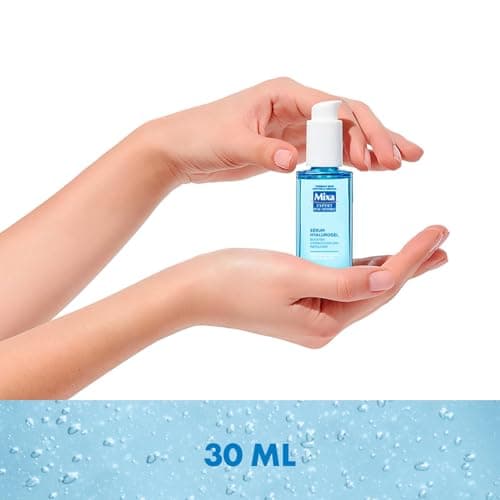 Mixa - Sérum Booster d'Hydratation Hyalurogel - Pour Peaux Sensibles Déshydratées - Hydratant 24h, Repulpant - À l'Acide Hyaluronique Pur, Vitamines B3 + B5 - Hypoallergénique - 30 ml - Image 7