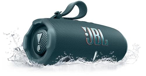 JBL Charge 6, Portable Wireless Bluetooth Speaker, 28 Hours Battery Life, IP68 Waterproof, Dust and Shock Resistant, JBL Pro Sound with AI Sound Boost, Auracast Multi-Speaker Connection, Blue - Image 3