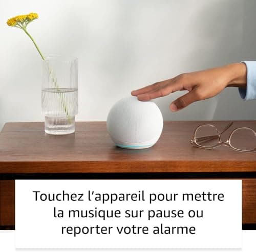 Echo Dot (5e génération) | Anthracite + OSRAM SMART+ Prise intelligente avec Matter, Fonctionne avec Alexa - Kit de démarrage Maison connectée - Image 6