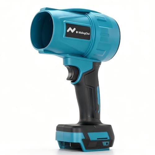 Multifunctional Battery Blower, Compatible with Makita 18V, 32000 RPM, Powerful Cordless Mini Blower, Pressure 500 g, for Removing Leaves, Snow, Dust (without Battery) - Image 2