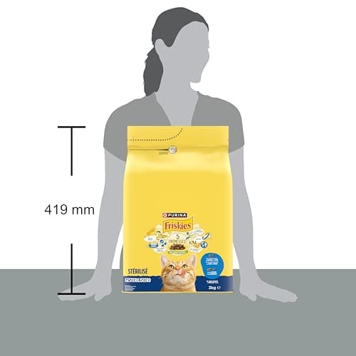 FRISKIES | Cat | Complete dry food for sterilized adult cats | Salmon, tuna and vegetables | Complete food for sterilized cats | Bag | 3 kg - Image 6