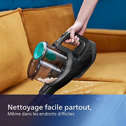 Philips SpeedPro Cordless Broom Vacuum Cleaner with 180° Suction Brush - Up to 30 Min Battery Life (FC6723/01) - Image 7