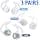 MMOBIEL 3 Pairs of Silicone Earbuds Earbuds Compatible with Bose MIE2 IE2 Size: S (24mm) M (28mm) L (30mm) - Image 3