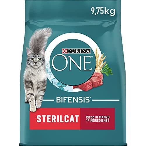 PURINA ONE | Benefits | Sterilized Adult Cat | Dry Food | Helps maintain a strong immune system | Beef & Whole Grain | Bag | 9.7 kg - Image 3