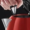 Russell Hobbs Electric Kettle [Energy Saving] Colours Plus Red (1.7L, 2400W, Fast Ebulition, Perfect Flow, Visible Water Level, Washable Anti-Limescale Filter) 20412-70 - Image 5