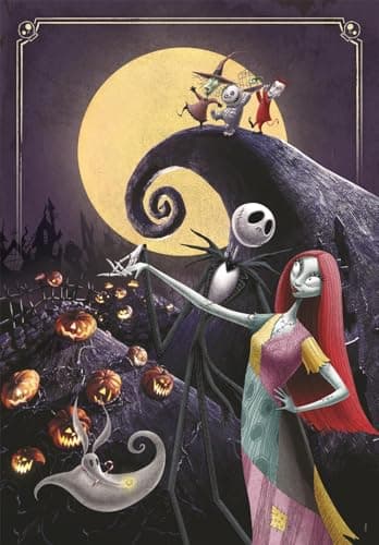 Clementoni - Puzzle for Adults 1000 Pieces, Disney Nightmare Before Xmas Compact Box, Made in Italy, 37060 - Image 3