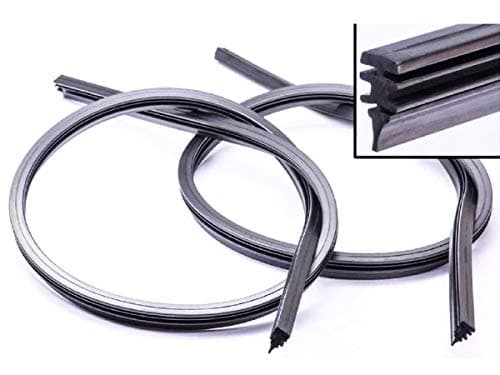 CARALL Pair of 28" 700mm Flat Rubber Replacement Universal Iron Wiper Blades Replacement for Bosch Aerotwin Wiper Blades S02896 - Image 2
