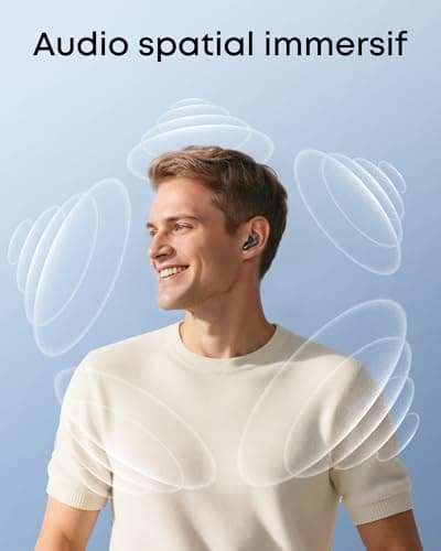 Soundcore Liberty Buds par Anker, Semi Intra-Auriculaires, ailettes Amovibles, Annulation de Bruit adaptative en Temps réel, Charge Rapide, Bluetooth sans Fil, Traduction, 30 h d’autonomie - Image 8