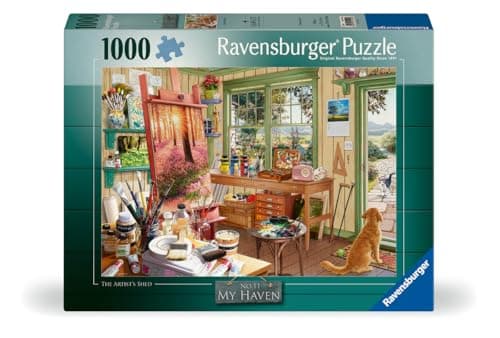 Ravensburger - Adult puzzle - 1000 piece puzzle - The Artist's Shed - Adults and Children from 14 years old - High-quality puzzle - Relaxation & Relaxation - 12001100 - Image 3