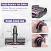 Brush Head for Dyson V6 DC58 DC59 DC62 DC72 D74 SV04 SV06 SV09 Electric Brush for Dyson V6 DC58 DC59 DC62 DC72 DC74 Vacuum Cleaner Head Accessory for Dyson V6 for Hard Floors and Carpets - Image 7