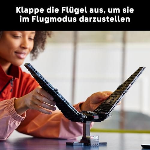 Lego Star Wars Kylo Ren Command Cabin - Kylo Ren Lego Shuttle with Printed Tiles, Lego 75406 - Image 5
