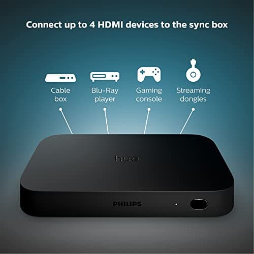 Philips Hue Play HDMI Sync Box - Requires Hue Bridge - Supports Dolby Vision HDR10+ and 4K - Control with Hue App - Compatible with Alexa, Google Assistant and Apple HomeKit - Image 5