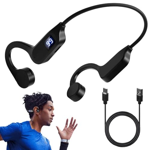 Headphones Bone Conduction Bluetooth Wireless V5.2 HiFi Stereo with HD Mic Open Ear Headphones MP3 Player Sports Headset IPX5 Waterproof for Jogging Running Cycling Cycling 8h Autonomy - Image 8