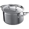 Le Creuset 96200618001000 3-ply Integral Stainless Steel Stew Pot with Lid, 18 cm, Capacity 2.3 L, Silver - Image 2