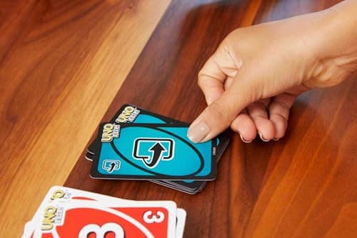 Uno GDG37 Card Game with 112 Cards in a Sturdy Metal Box, with Amazing New Action Cards, Adults, Children, Teenagers, Ages 7 and Above - Image 8
