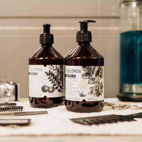 Bullfrog Nourishing Repair Shampoo 250 ml - Shampoo for Hair and Beard - Soothing and Revitalizing Properties - Soft and Gourmet Notes - Made in Italy. - Image 4