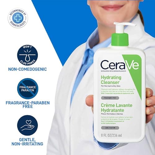 CeraVe Moisturizing Cleanser for Normal to Dry Skin 236ml - Image 6