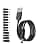 USB to DC Plug Cable, Universal USB A to Hollow Plug Charging Cable 13 in 1 Power Cable with 13 Connectors for Philips Hue Hub, Cameras, LED Strips, Router, TV Box (1.5M Black) - Image 2