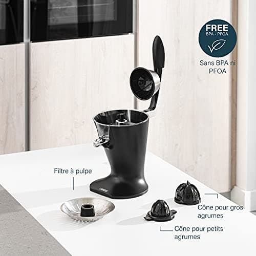 Princess e Juicer - Pressure Lever - 300 W - Stainless Steel - Matte Black - Easy to Clean - 201857 - Image 5