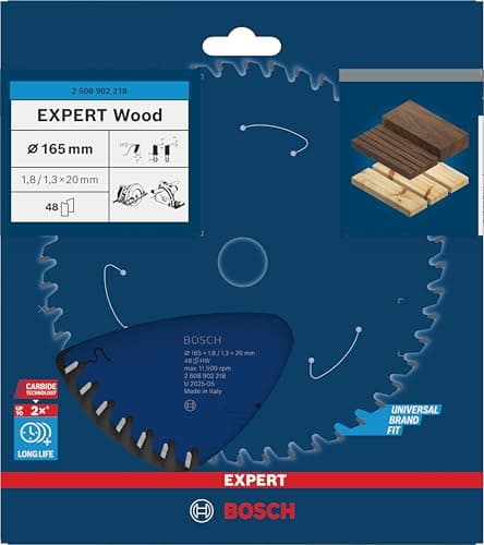Bosch 1 x EXPERT Wood Wired Circular Saw Blade (for Softwood, Hardwood, Ø mm, Professional Accessory Portable Circular Saws) - Image 3