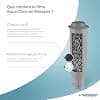 Wessper Coffee Machine Filter, Water Filter Cartridges, Compatible with Krups F008, Nivona, Siemens, Bosch, AEG- 3 Pieces - Image 3