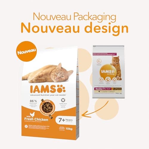 IAMS Fresh Chicken Food for Senior Cats 1.5 kg - Image 4
