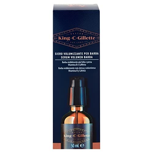 King C. Gillette Beard Volumizing Serum for Men with Vitamin B Complex and Caffeine 50ml Gift Idea for Men - Image 4