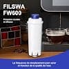 Water Filter Softener Compatible with Delonghi ECAM Dinamica Magnifica S Rivelia ETAM Authentica Esam DLSC002 Coffee Machine Filter for Delonghi Coffee Machine - Image 4
