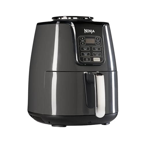 NINJA Air Fryer, 3.8L, 4-in-1, Oil Free, Air Frying, Roasting, Dehydrating, Dishwasher Safe Nonstick Basket, 2-4 Servings, Digital, Grey and Black, AF100EU - Image 10