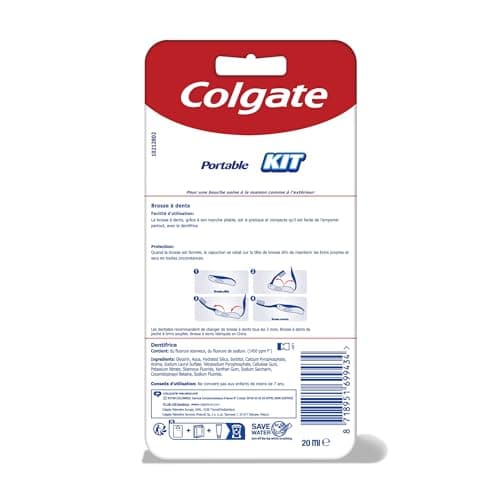 COLGATE - Travel Kit - Soft Toothbrush + Toothpaste 20ml - Helps prevent oral problems -Ideal for travel and travel - Image 3