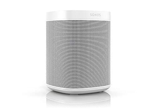 Sonos One - Enceinte sans Fil - Multiroom WiFi - Air Play 2 - Assistant Google et Amazon Alexa Intégrés - Son Clair - Interface Tactile - Blanc - Image 2