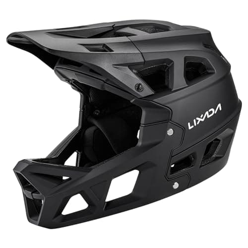 Lixada Adult Full Face Mountain Bike Helmet, Downhill Racing Helmet, Mountain Bike Helmet for Men/Women, Adult Mountain Bike Helmet with 31 Vents, Head Circumference 23-24 inches. - Image 2