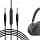 GEEKRIA Audio Cable with Mic Compatible with Sony WH-1000XM5 WH-1000XM4 WH-CH520 WH-CH720N WH-910N INZONE H5, Replacement Stereo Cable with In-Line Microphone (1.7M) - Image 2