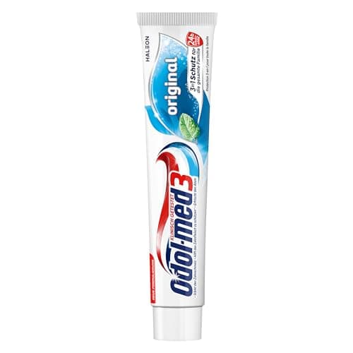 Odol-med3 Original Toothpaste with 3-in-1 Protection for Strong Teeth, Healthy Gums and Fresh Breath 75 ml - Image 3
