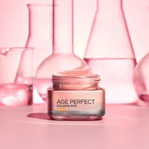 L'Oreal Paris Age Perfect Golden Age – SPF 20 Rose Re-Fortifying Care – Anti-Sagging & Radiance Day Cream – Enriched with Peony Native Cells and Calcium/Vitamin B3 – 50 ml - Image 7