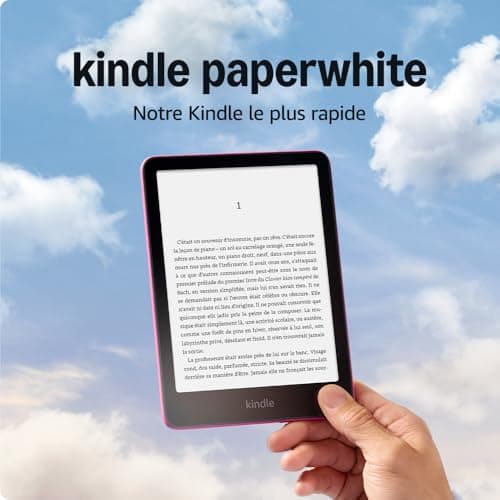 All-new Amazon Kindle Paperwhite (16 GB) – Our fastest Kindle ever, with new 7" glare-free display and weeks of battery life – With Ads – Raspberry - Image 3