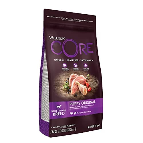 Wellness CORE Puppy 1.5 kg, Chicken/Turkey - Small / Medium Puppy Food Grain Free Natural Hypoallergenic High Protein High Meat Eye & Brain Develops - Image 3