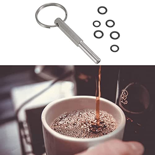 Oval Head Coffee Machine Wrench with Key Ring and 6 Rubber Rings, Oval Screwdriver Drive Bit Coffee Machine Repair Tools Compatible with Nespresso Jura Krups AEG - Image 5