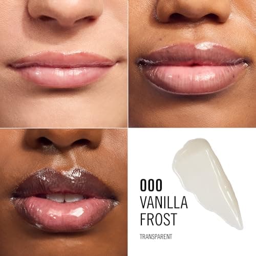 Rimmel London Oh My Gloss Butter Me Up Baume à lèvres 001 Vanilla Frost, hydratant, teinté, Soin des lèvres, Hydratation, Nourrissant, Squalane, 15 ml - Image 6